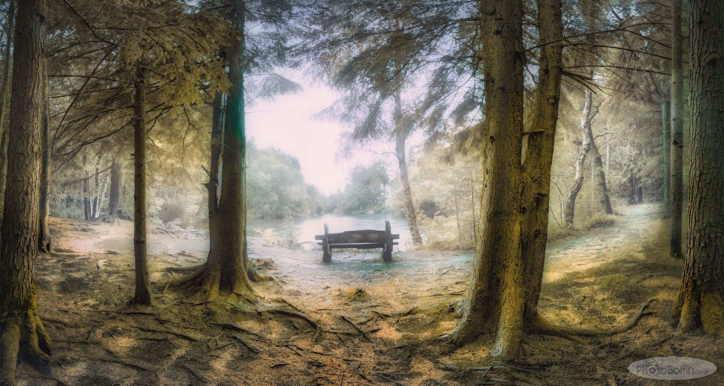 Rain at Englethwaite Hall Lake