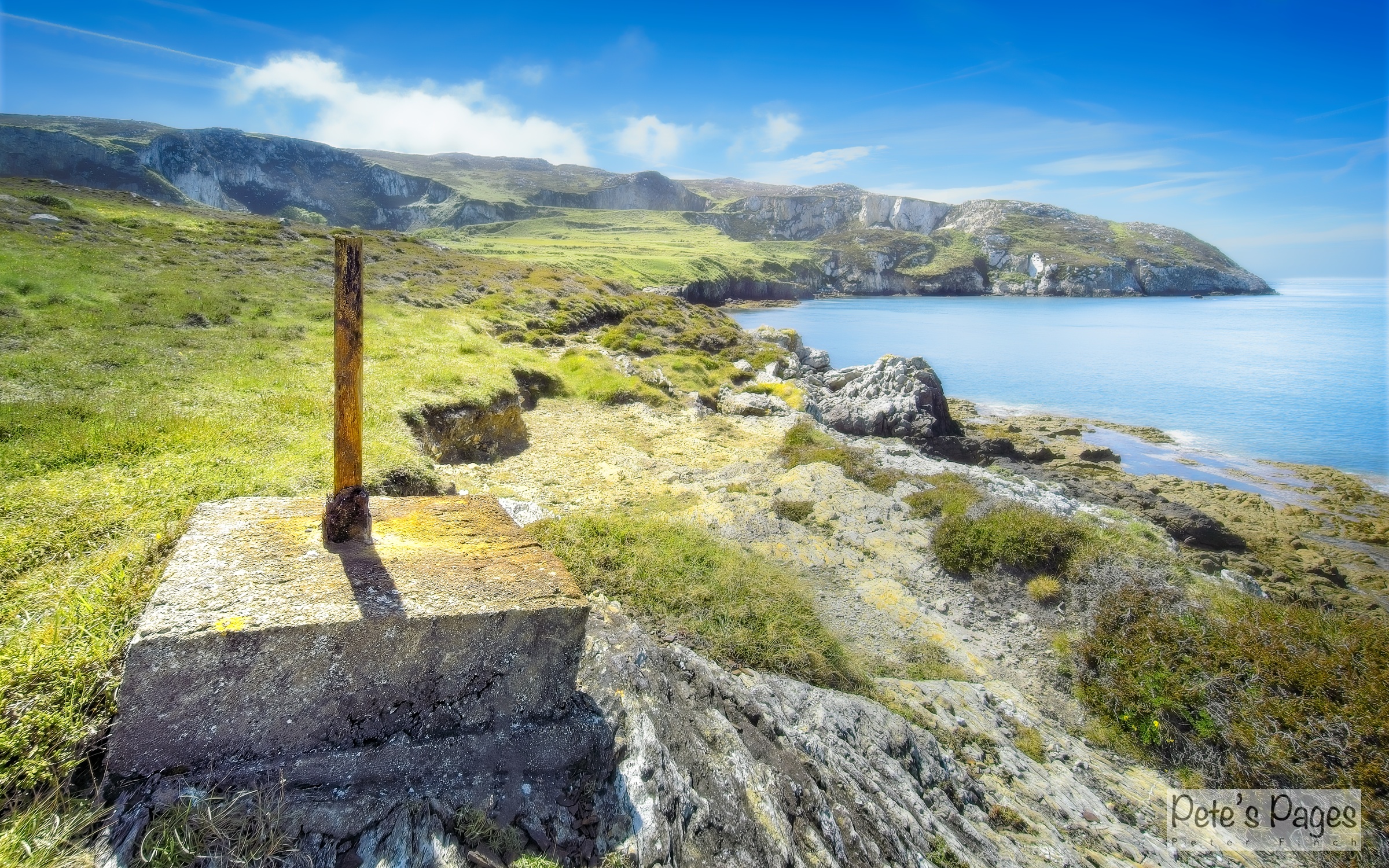 Stump and Coastline, Porth Namarch
